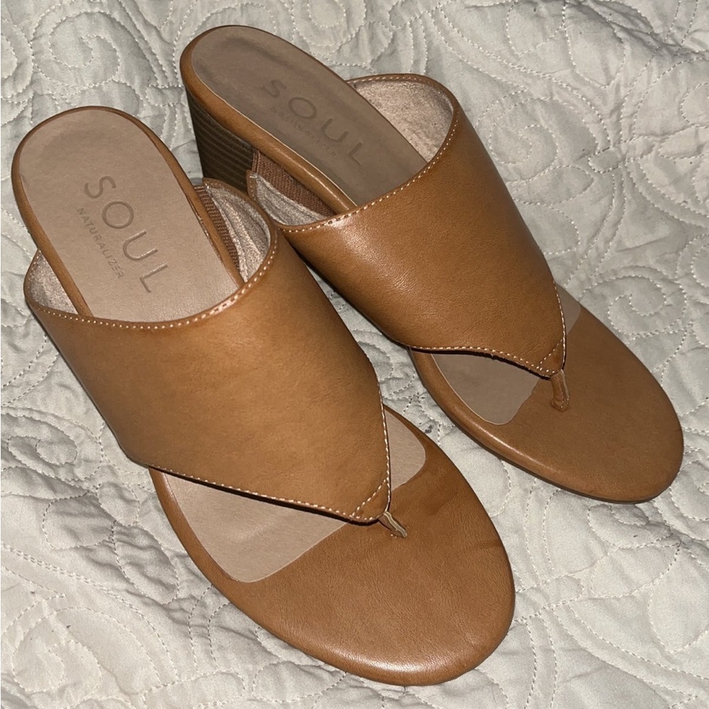 Soul Neutralizer sandal with a wedge heel